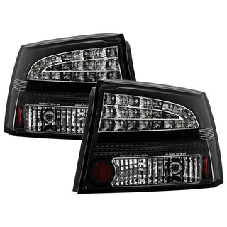 Spyder Black LED Tail Lights: Dodge Charger 2006 - 2008