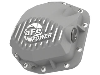 AFE Street Series Rear Differential Cover (Raw w/Machined Fins): Jeep Wrangler JL 2018 - 2025 (w/ Dana M200)