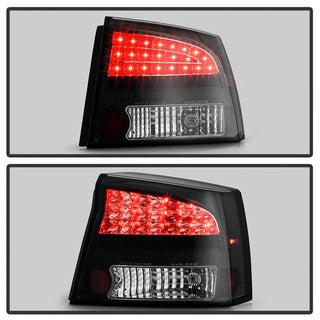 Spyder Black LED Tail Lights: Dodge Charger 2009 - 2010