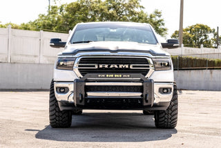 N-Fab HVM Bull Bar Front: Fits Most Ram 1500 Models (2019-2024) - Textured Black