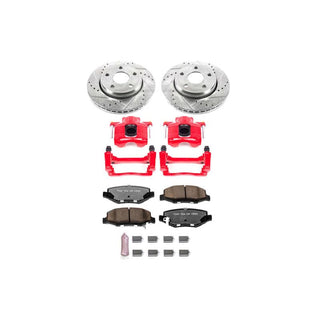 PowerStop Z36 Truck & Tow Brake Kit Drilled & Slotted (FRONT): Jeep Wrangler 2007-2018 3.6L/3.8L w/Calipers