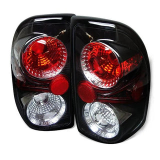 Spyder Black Euro Tail Lights: Dodge Dakota 1997 - 2004