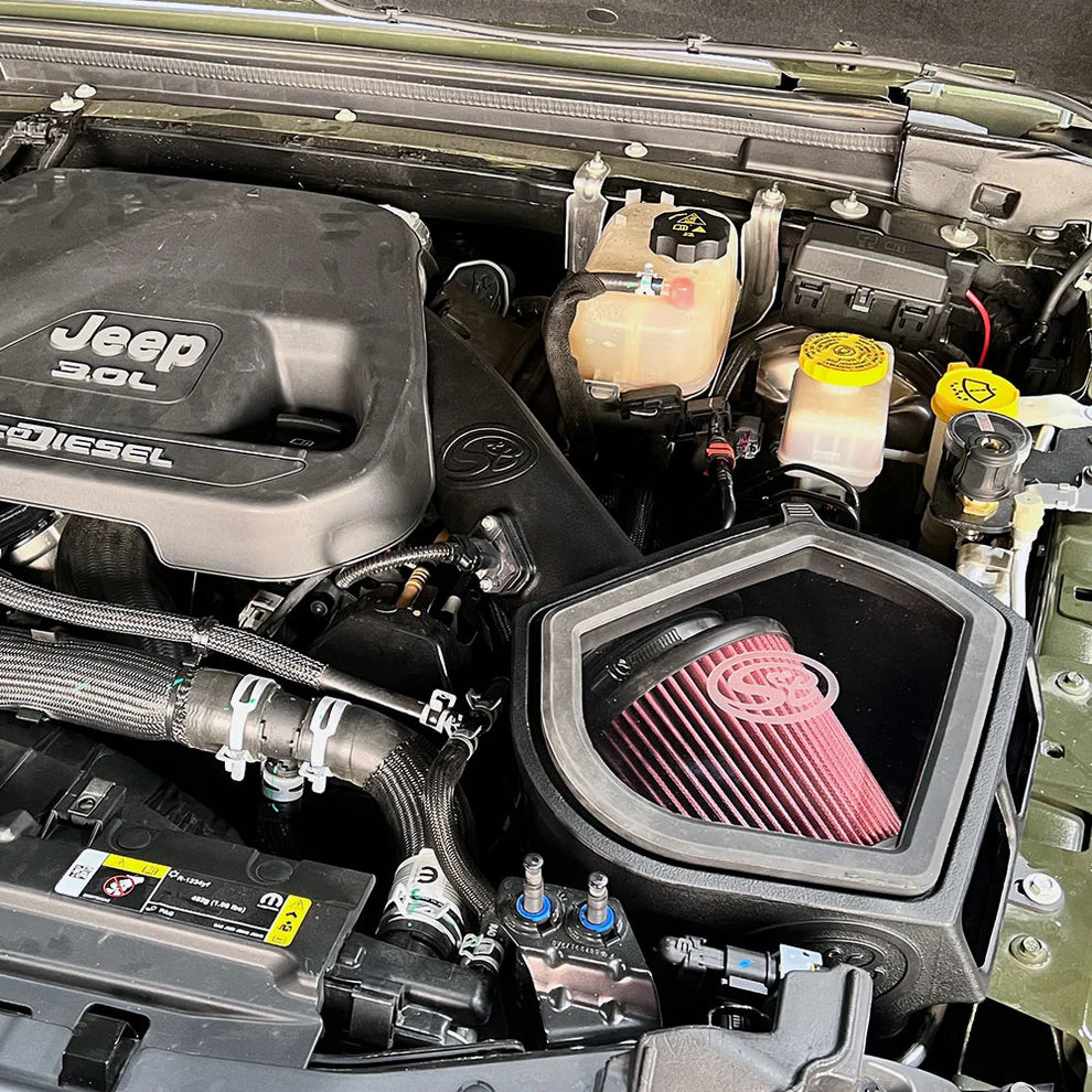 S&B Cold Air Intake: Jeep Wrangler 3.0L EcoDiesel 2020 - 2023