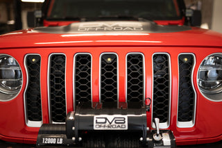 DV8 Offroad Amber Marker Lights: Jeep Wrangler (18-21) / Wrangler JK (18)