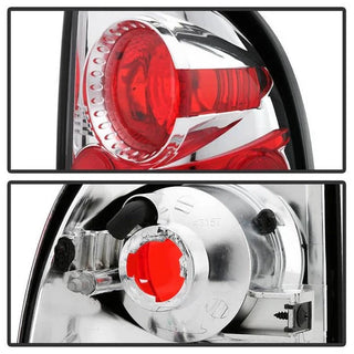 Spyder Chrome Euro Tail Lights: Dodge Dakota 1997 - 2004