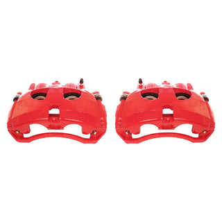 Power Stop 09-10 Dodge Ram 2500 Front Red Calipers w/Brackets - Pair