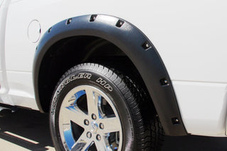 LUND RX-Rivet Smooth Elite Fender Flares: Fits Ram 1500/2500/3500 2010-2024 3.0L/5.7L