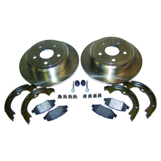 Crown Auto Rear Disc Brake Service Kit: Jeep Wrangler JK 2007-2018 3.6L/3.8L V6