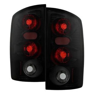 Spyder Black / Smoke Euro Tail Lights: Dodge Ram 2002 - 2006 (All Models)