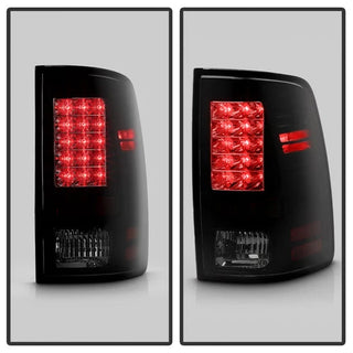 Spyder Black / Smoke Euro Tail Lights: Dodge Ram 2002 - 2006 (All Models)