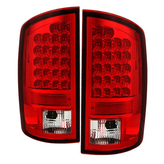Spyder Red and Clear LED Tail Lights: Dodge Ram 2002-2006 (All Models)