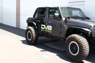 DV8 Offroad FS-15 Series Rock Sliders (SIDE): Jeep Wrangler JL 2018-2026 6.4L 392/3.6L V6