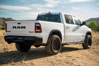 DV8 Offroad OE Plus Side Steps Black Steel (SIDE): Ram 1500 Crew Cab 2019-2025 5.7L/6.2L