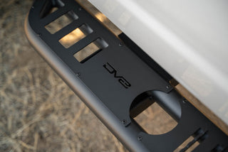 DV8 Offroad OE Plus Side Steps Black Steel (SIDE): Ram 1500 Crew Cab 2019-2025 5.7L/6.2L