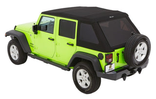 Bestop Trektop Glide Soft Top (Black Diamond): Jeep Wrangler JK 2007-2018 3.6L/3.8L V6