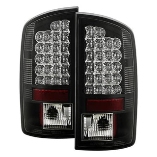 Spyder Black LED Tail Lights: Dodge Ram 2007 - 2008 (All Models)