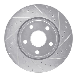 R1 Concepts Drilled & Slotted Brake Rotor (FRONT RIGHT): Jeep Grand Cherokee 2011-2026 / Dodge Durango 2011-2026 3.6L V6