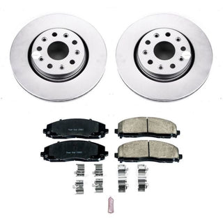 PowerStop Z17 Evolution Geomet Coated Brake Kit (FRONT): Jeep Wrangler 2018-22 2.0L/3.6L / Gladiator 2020-23 3.0L/3.6L