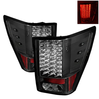 Spyder Black LED Tail Lights: Jeep Grand Cherokee 2007 - 2010