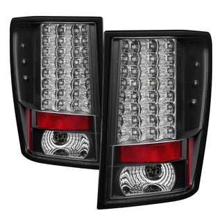 Spyder Black LED Tail Lights: Jeep Grand Cherokee 2007 - 2010