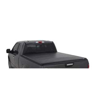 LUND Genesis Tri-Fold Tonneau Cover Black: Fits Dodge Ram 1500/2500/3500 2002-2023