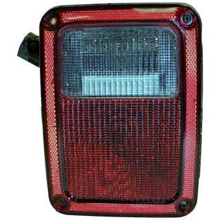 Crown Auto Left Tail Lamp Assembly w/ Wiring: Jeep Wrangler JK 2007-2018 3.6L/3.8L