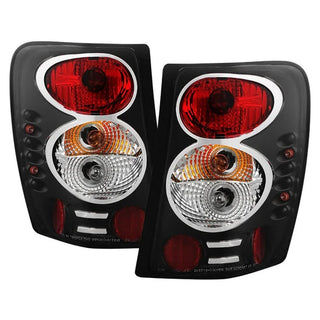 Spyder Black Euro Tail Lights: Jeep Grand Cherokee 1999 - 2004