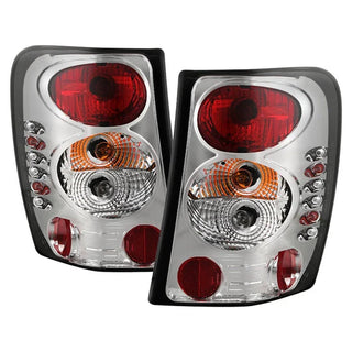 Spyder Chrome Euro Tail Lights: Jeep Grand Cherokee 1999 - 2004