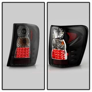 Spyder Black LED Tail Lights (Version 2): Jeep Grand Cherokee 1999 - 2004