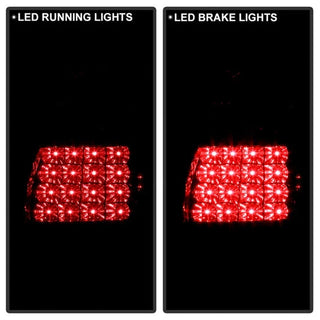 Spyder Black LED Tail Lights (Version 2): Jeep Grand Cherokee 1999 - 2004