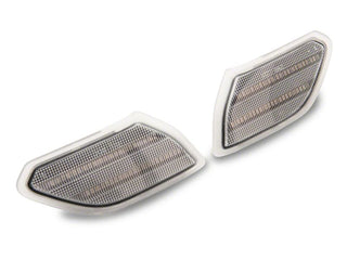 Raxiom Axial LED Fender Flare Marker Lights Clear: Jeep Wrangler JL 2018-2025 6.4L 392 / 3.6L V6 / 3.0L EcoDiesel