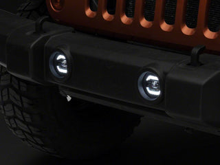 Raxiom Axial Series LED DRL Fog Lights: Fits Most Jeep Wrangler / Gladiator / Grand Cherokee Models (2005-2026)