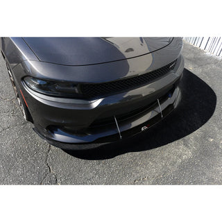 APR Carbon Fiber Front Wind Splitter w/ Rods: Dodge Charger SRT / Scat Pack / Hellcat 2015 - 2023