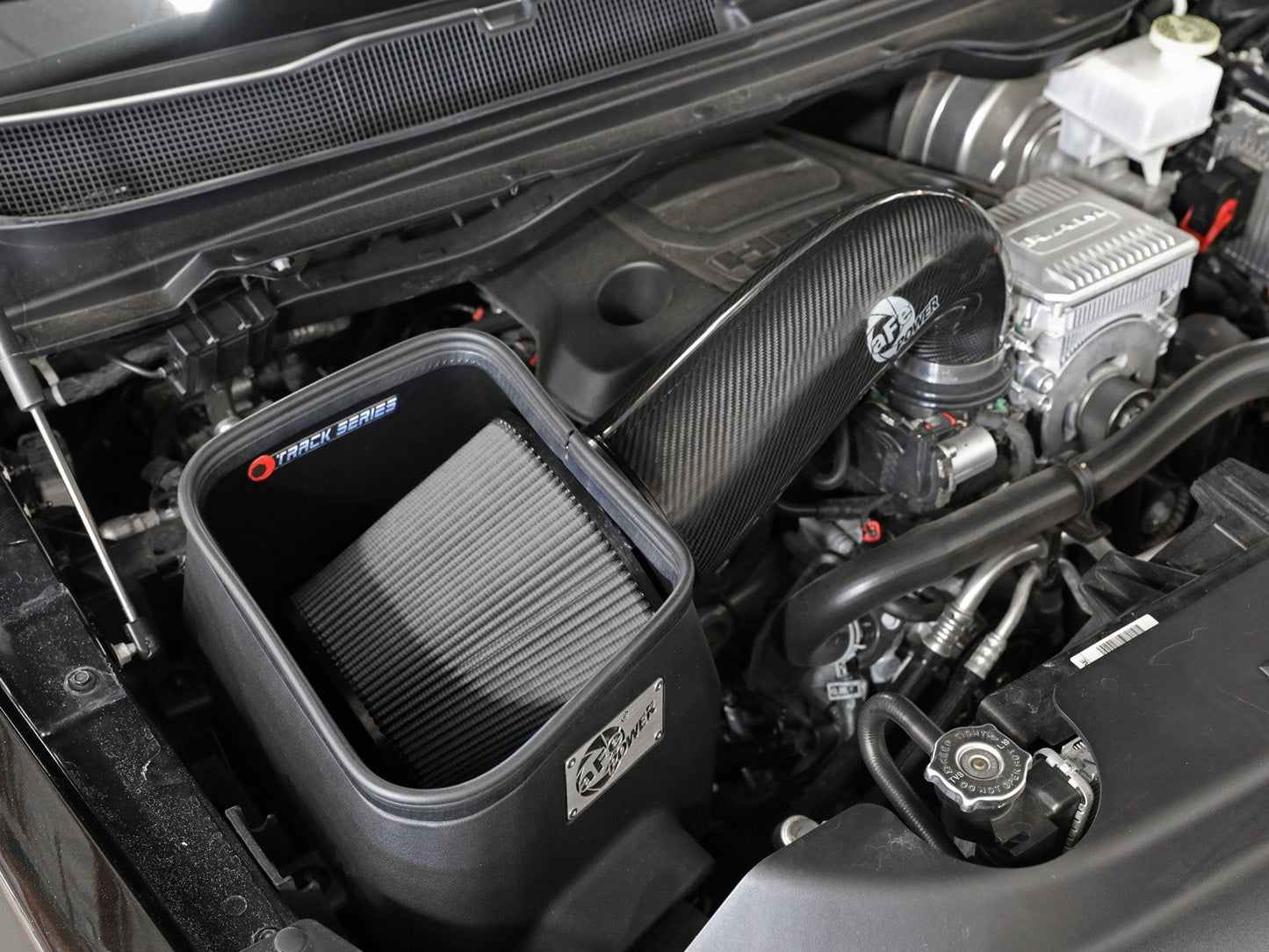 AFE Track Series Carbon Fiber Cold Air Intake: Ram 5.7L Hemi 1500 2019 - 2024