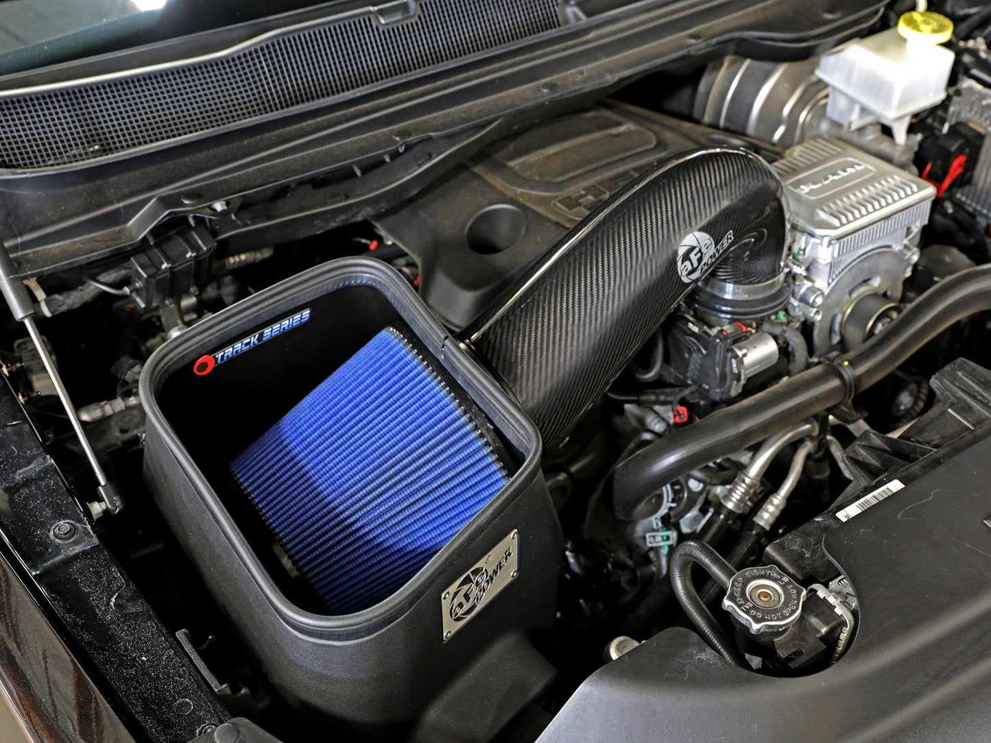 AFE Track Series Carbon Fiber Cold Air Intake: Ram 5.7L Hemi 1500 2019 - 2024