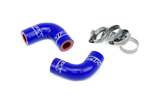 HPS Performance High Temp Reinforced Silicone Oil Cooler Coolant Elbow Hose Kit Blue 57-2068-BLUE