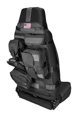Rugged Ridge Front Cargo Seat Cover Black (FRONT): Fits Jeep 1976-2026