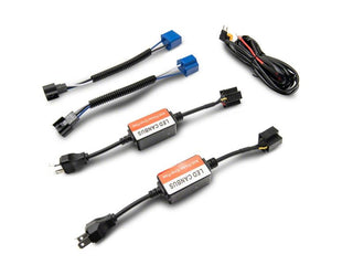 Raxiom Axial Spider LED Headlights w/ Angel Eye Halo (PAIR): Fits Most Hemi Models