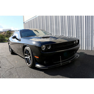 APR Carbon Fiber Front Wind Splitter w/ Rods: Dodge Challenger SRT / Scat Pack 2015 - 2023