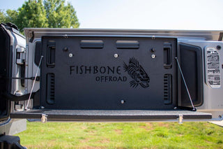 Fishbone Offroad Tailgate Table: Jeep Wrangler 2018-2024