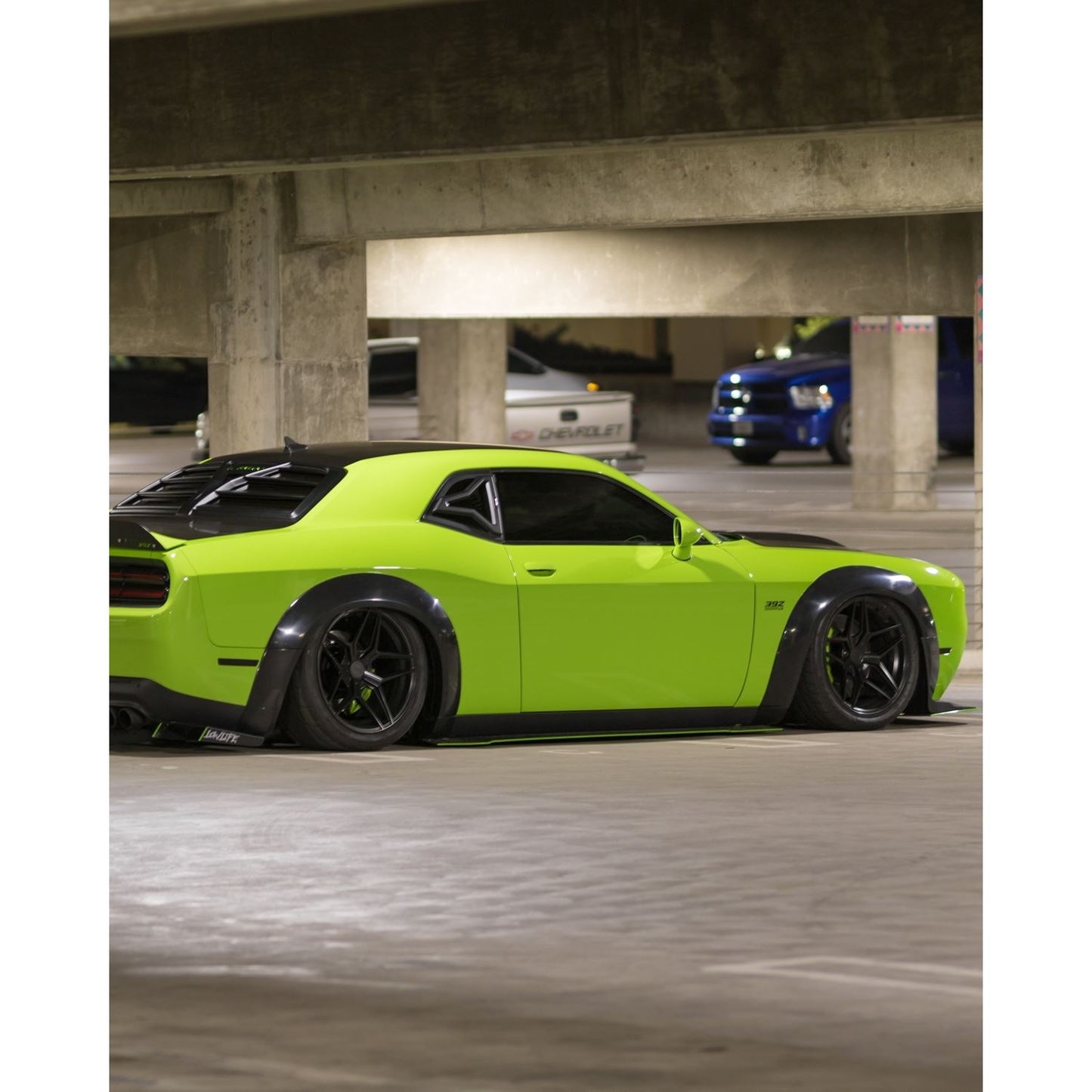 Glassskinz Torch Combo Set (Rear & Side Window Louvers): Dodge Challenger 2008 - 2023 (All Models)