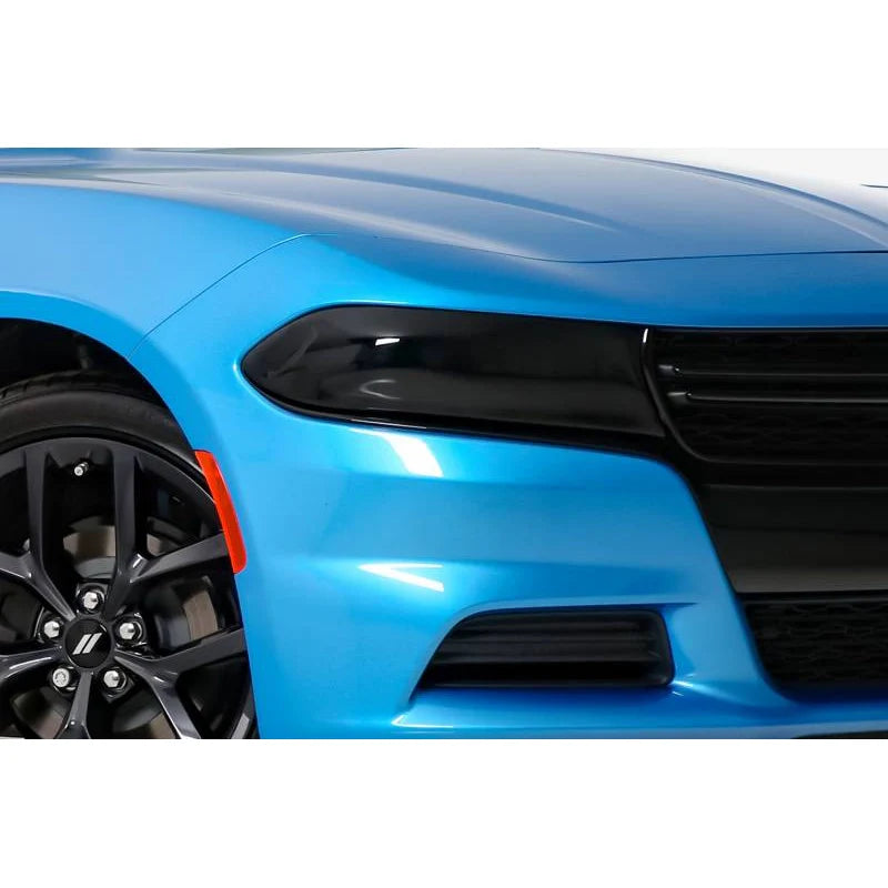 GT Styling Smoke Headlight Covers Dodge Charger 2015-23 FastHemis GT Styling Smoke Headlight Covers Dodge Charger 2015-23 FastHemis