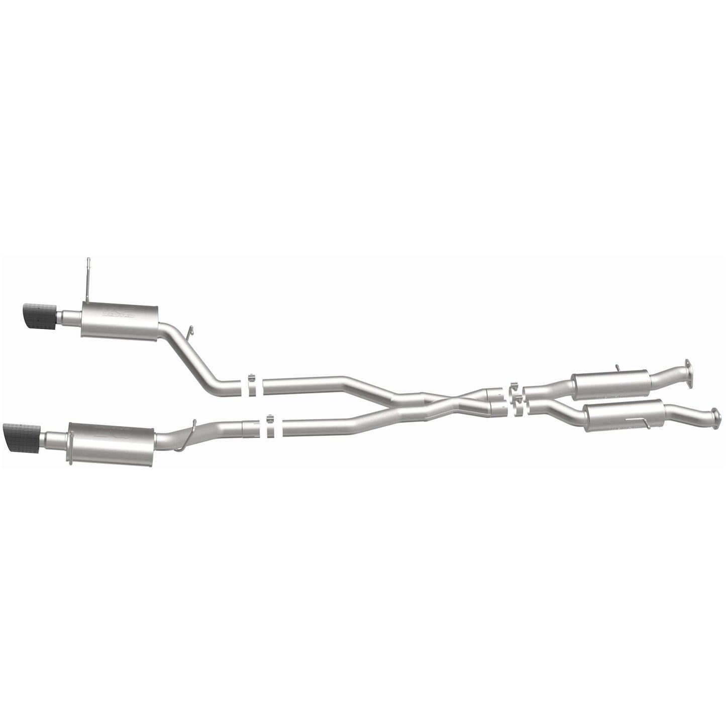 MagnaFlow NEO Series Cat-Back Performance Exhaust System: Dodge Durango 2018 - 2024 w/ Carbon Fiber Tips