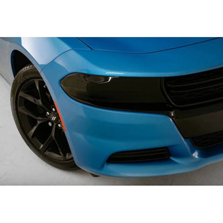 GT Styling Smoke Headlight Covers: Dodge Charger 2015 - 2023