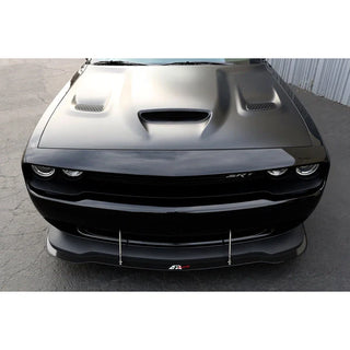 APR Carbon Fiber Front Wind Splitter w/ Rods: Dodge Challenger SRT Hellcat 2015 - 2023