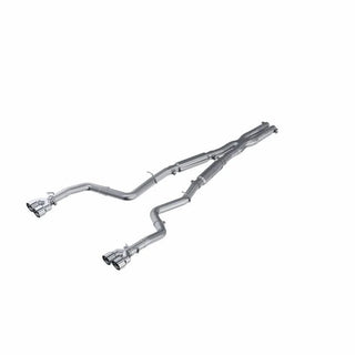 MBRP Street Series Cat-Back 3" Dual Split Rear Exhaust (Aluminized): Dodge Challenger 5.7L Hemi 2015 - 2016