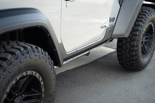 DV8 Offroad Rock Skins 2-Door: Jeep Wrangler JL 2018-26 - Black
