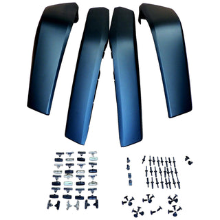 Crown Auto Paintable Fender Flare Kit: Jeep Wrangler JK 2007-2018 3.6L/3.8L w/ Hardware