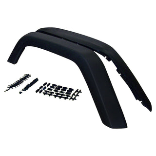 Crown Auto Rear Fender Flare Kit Textured Black: Jeep Wrangler JK 2007-2018