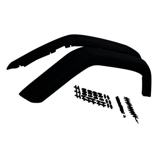Crown Auto Rear Fender Flare Kit Textured Black: Jeep Wrangler JK 2007-2018